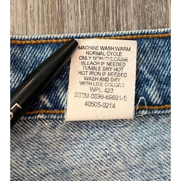 Levi's 505 Jeans Mens Size W38 X L30 Blue Denim Cotton Regular Fit Straight Leg - Picture 7 of 13